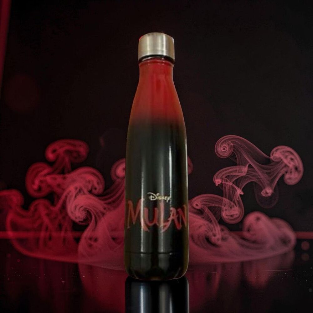 NIB 2019 Exculsive Movie Theater Disney Mulan Promotiomal Metal Bottle